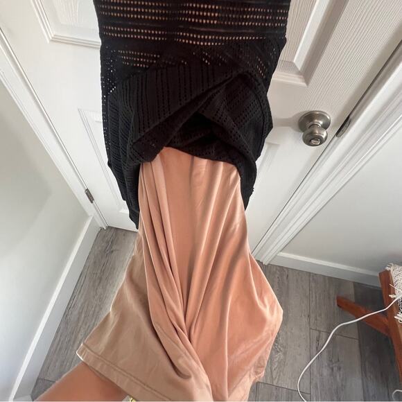 BCBGMaxazria Dress Size Small Cassandra A-line Sheer cut out Lined Sexy Mini - Picture 8 of 10